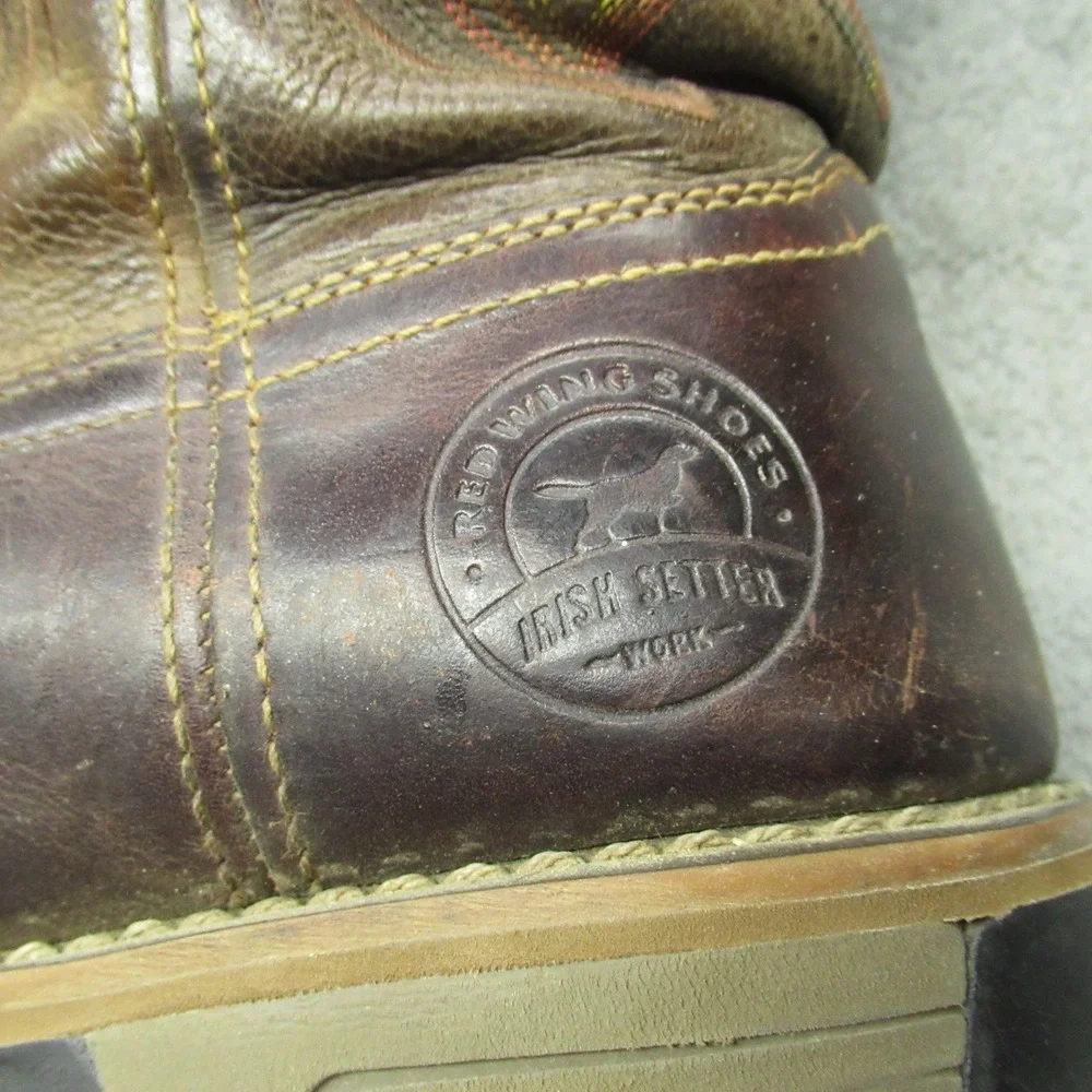 Irish Setter Work Boots Mens 10.5 D EH Marshall Rugged Western‎ Red Wing Pull On